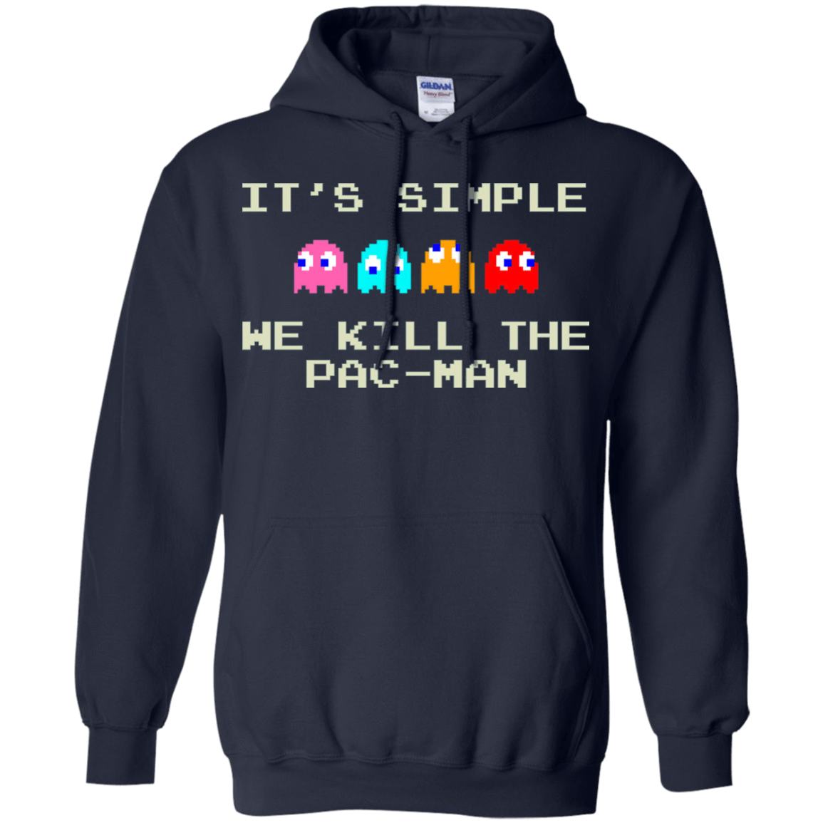 Sweatshirts Navy / S Pacmanok Pullover Hoodie