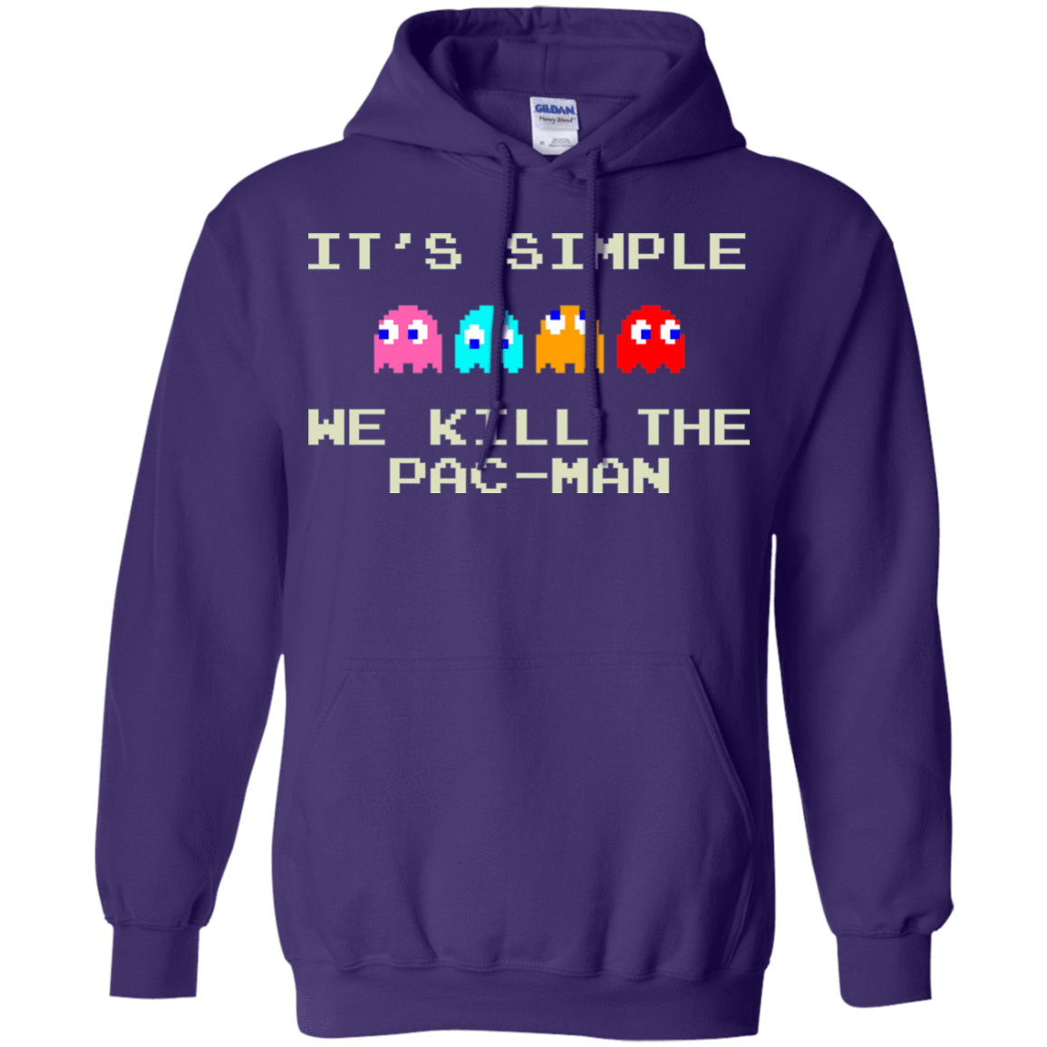 Sweatshirts Purple / S Pacmanok Pullover Hoodie