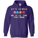 Sweatshirts Purple / S Pacmanok Pullover Hoodie