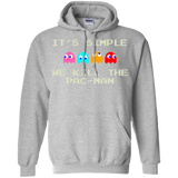 Sweatshirts Sport Grey / S Pacmanok Pullover Hoodie
