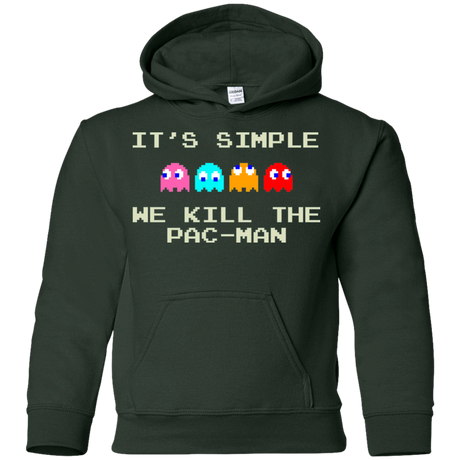 Sweatshirts Forest Green / YS Pacmanok Youth Hoodie