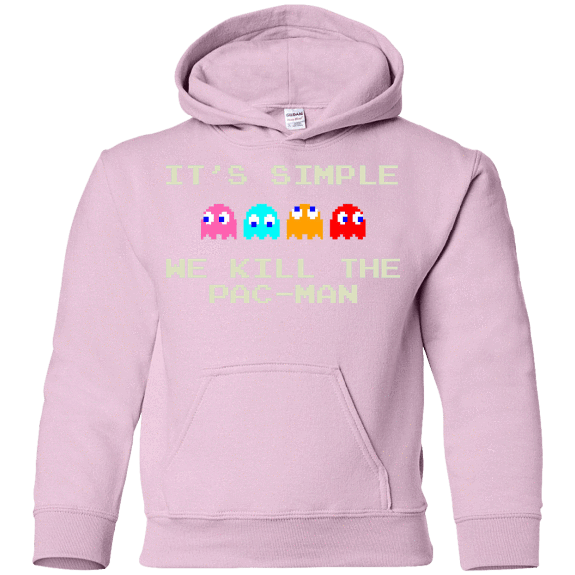Sweatshirts Light Pink / YS Pacmanok Youth Hoodie
