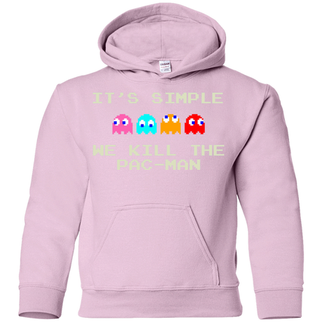 Sweatshirts Light Pink / YS Pacmanok Youth Hoodie