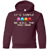 Sweatshirts Maroon / YS Pacmanok Youth Hoodie