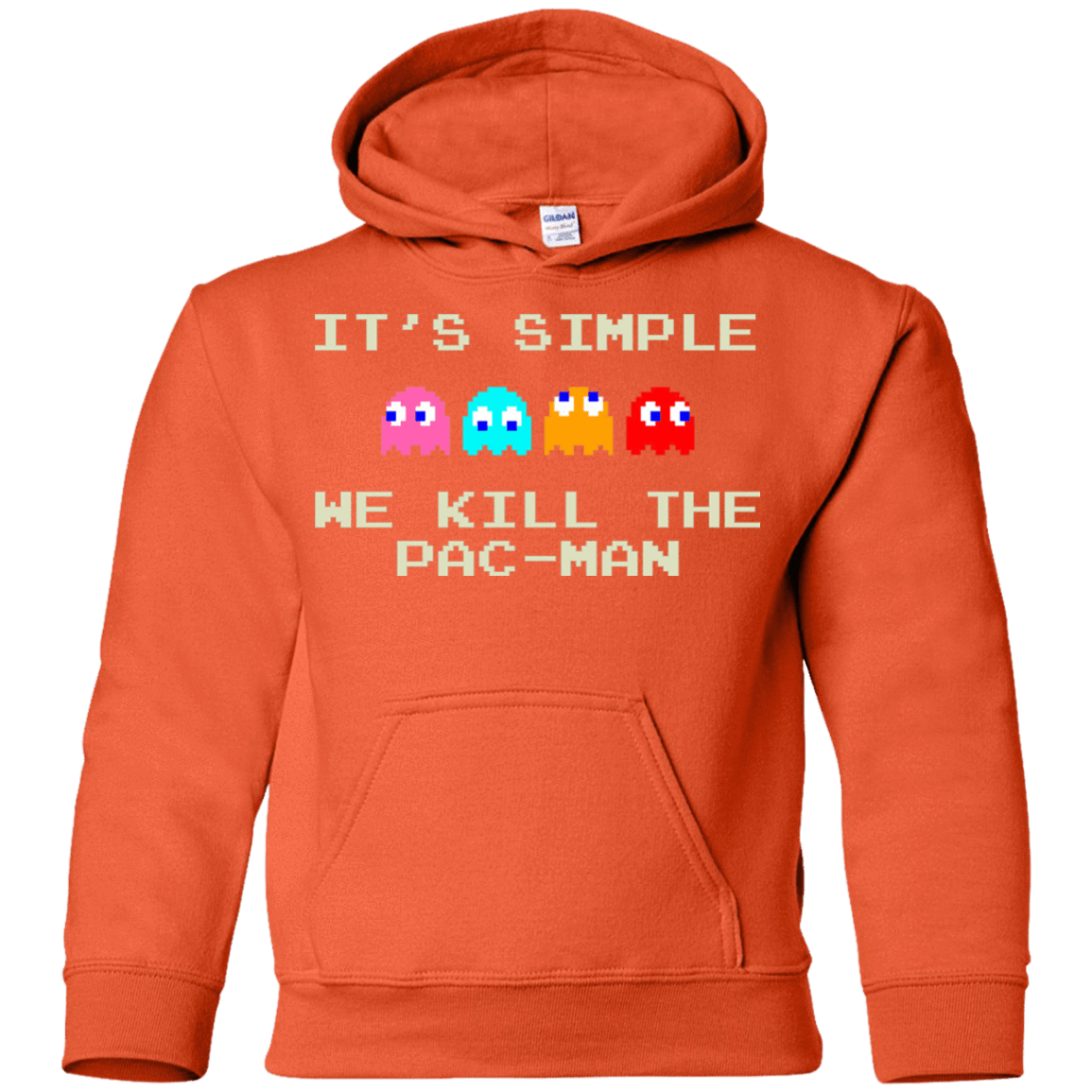 Sweatshirts Orange / YS Pacmanok Youth Hoodie