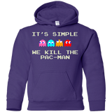 Sweatshirts Purple / YS Pacmanok Youth Hoodie