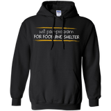 Sweatshirts Black / Small Pair Programming For Food And Shelter Pullover Hoodie