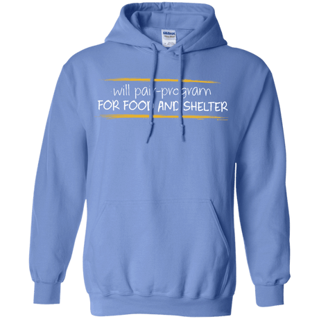 Sweatshirts Carolina Blue / Small Pair Programming For Food And Shelter Pullover Hoodie
