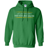 Sweatshirts Irish Green / Small Pair Programming For Food And Shelter Pullover Hoodie