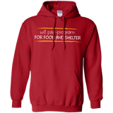 Sweatshirts Red / Small Pair Programming For Food And Shelter Pullover Hoodie