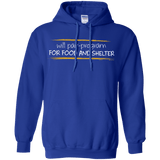 Sweatshirts Royal / Small Pair Programming For Food And Shelter Pullover Hoodie