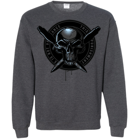 Sweatshirts Dark Heather / S Pale Rider Crewneck Sweatshirt