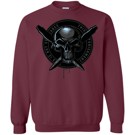 Sweatshirts Maroon / S Pale Rider Crewneck Sweatshirt