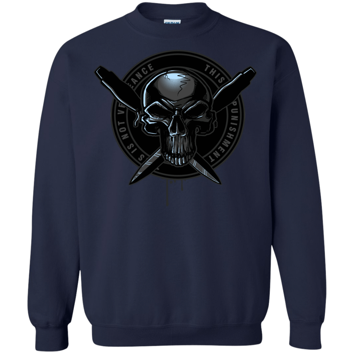 Sweatshirts Navy / S Pale Rider Crewneck Sweatshirt