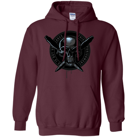 Sweatshirts Maroon / S Pale Rider Pullover Hoodie