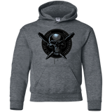 Sweatshirts Dark Heather / YS Pale Rider Youth Hoodie