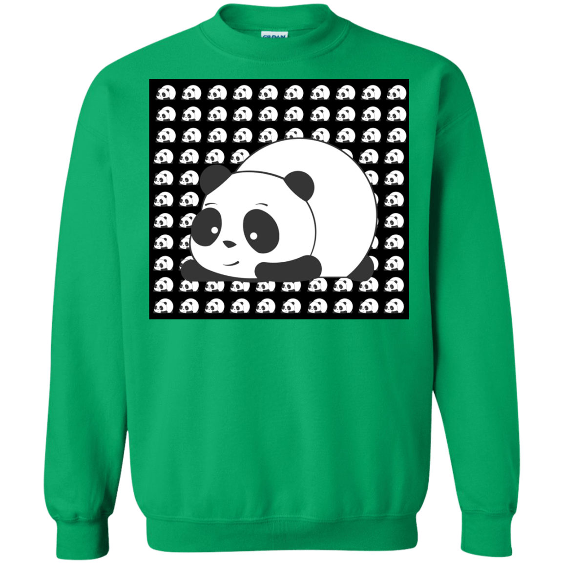 Sweatshirts Irish Green / S Panda Crewneck Sweatshirt