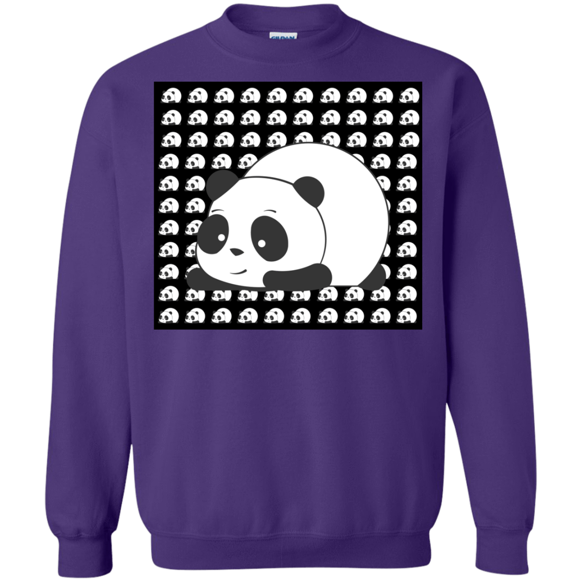 Sweatshirts Purple / S Panda Crewneck Sweatshirt