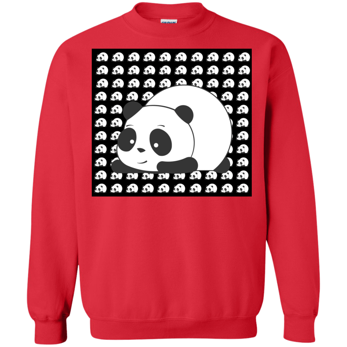 Sweatshirts Red / S Panda Crewneck Sweatshirt