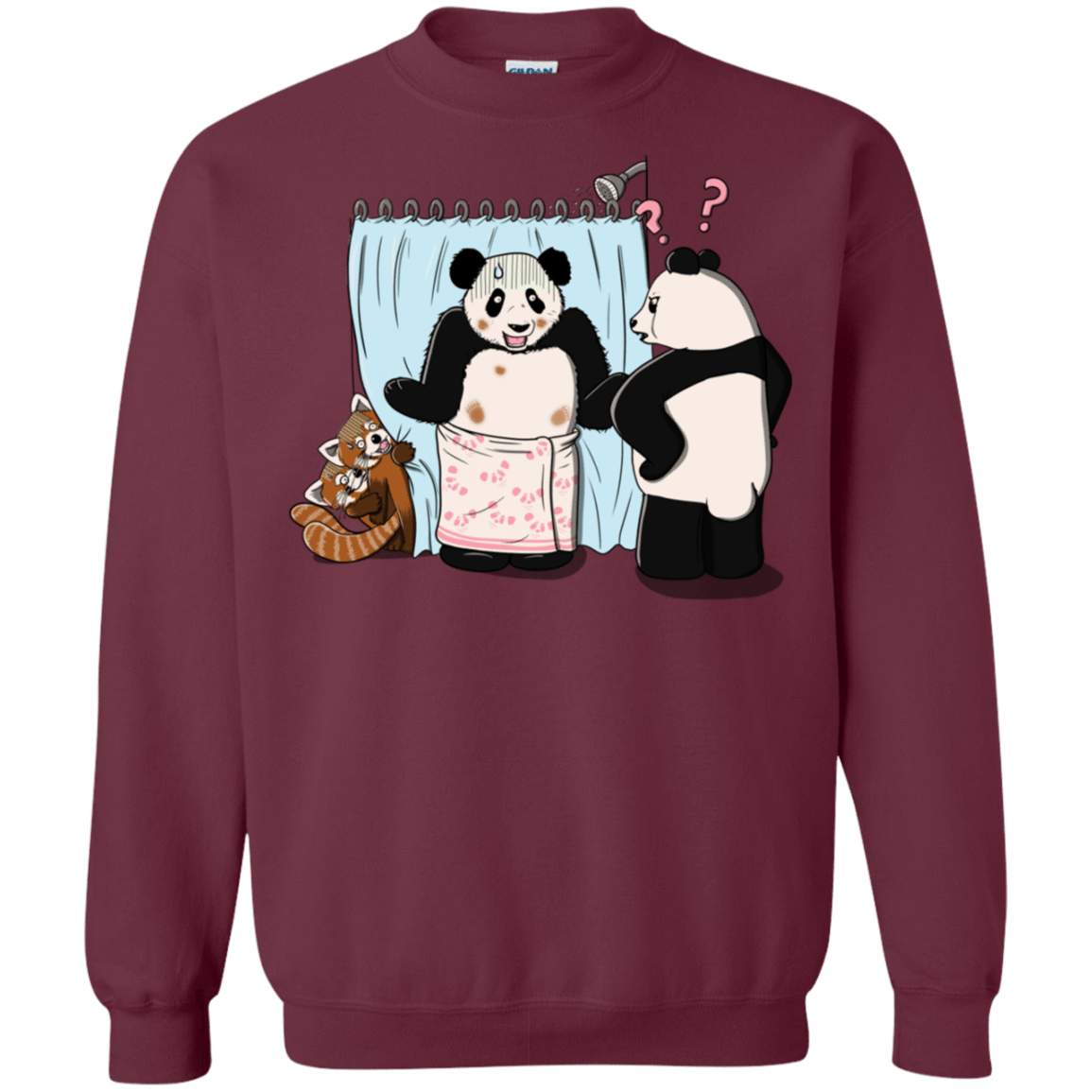 Sweatshirts Maroon / S Panda Infidelity Crewneck Sweatshirt