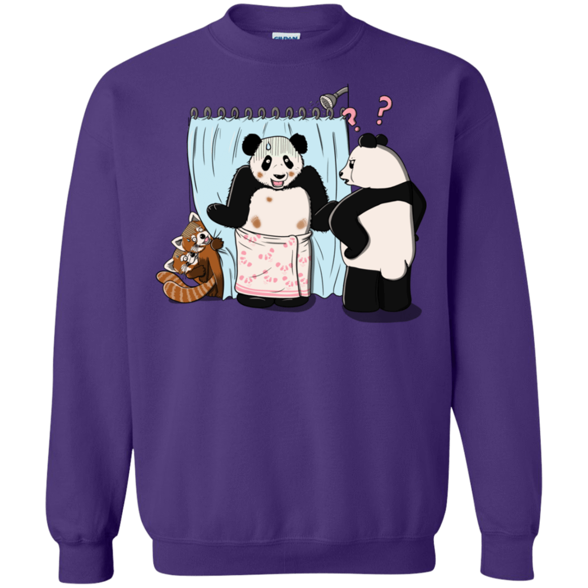 Sweatshirts Purple / S Panda Infidelity Crewneck Sweatshirt