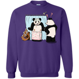 Sweatshirts Purple / S Panda Infidelity Crewneck Sweatshirt