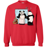 Sweatshirts Red / S Panda Infidelity Crewneck Sweatshirt