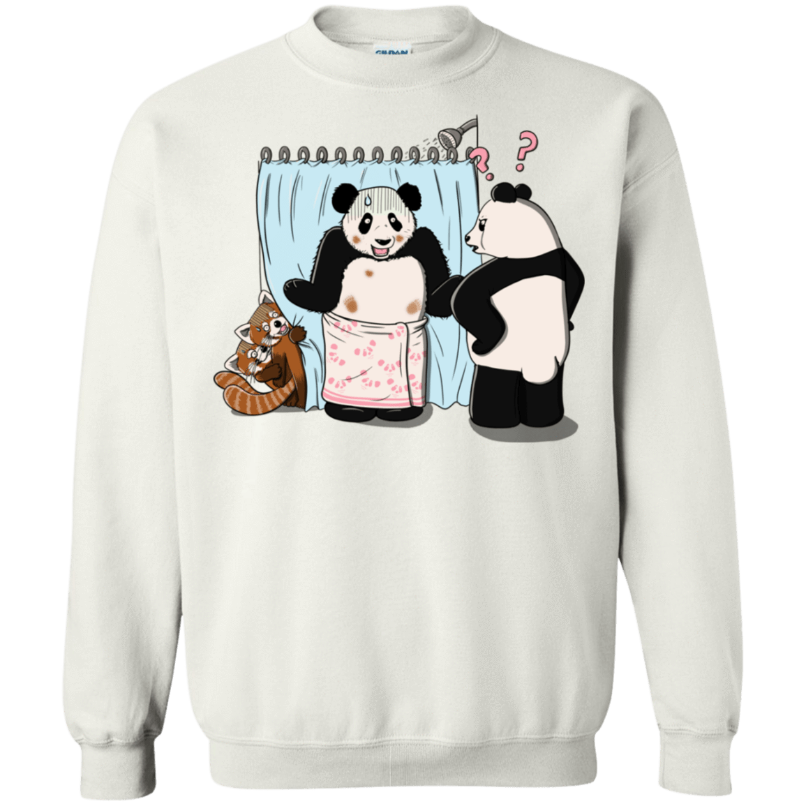 Sweatshirts White / S Panda Infidelity Crewneck Sweatshirt