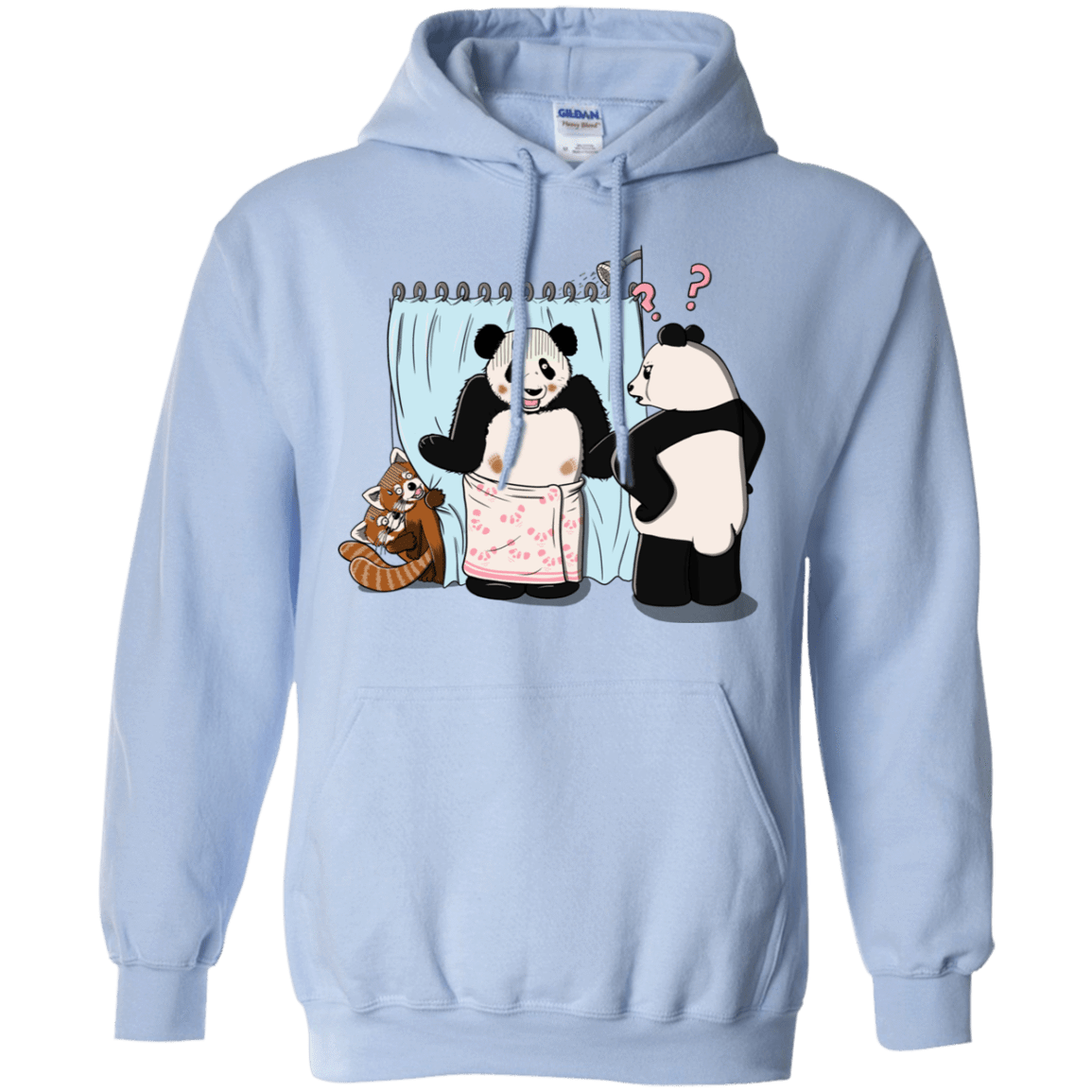 Sweatshirts Light Blue / S Panda Infidelity Pullover Hoodie