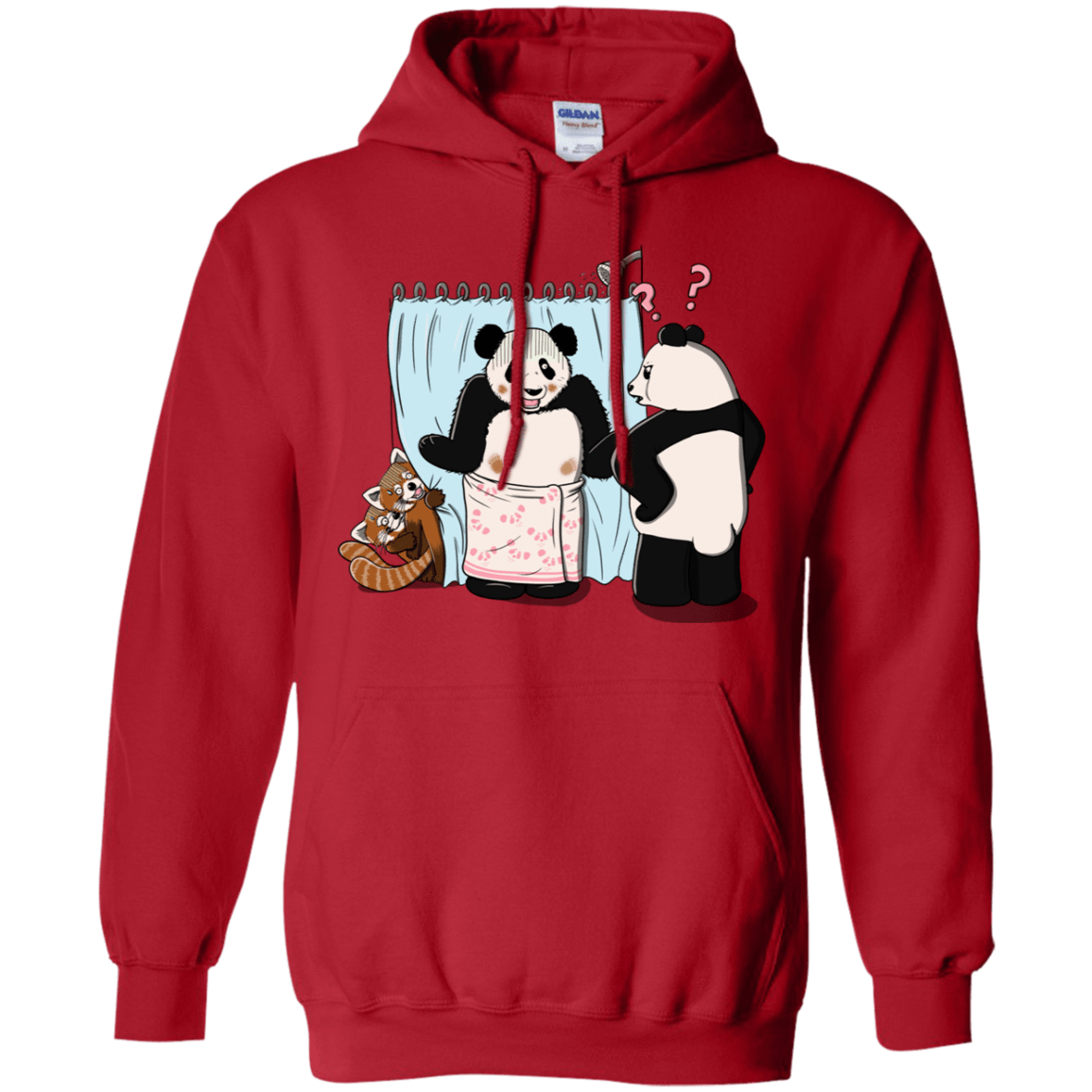 Sweatshirts Red / S Panda Infidelity Pullover Hoodie