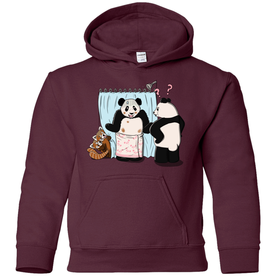 Sweatshirts Maroon / YS Panda Infidelity Youth Hoodie