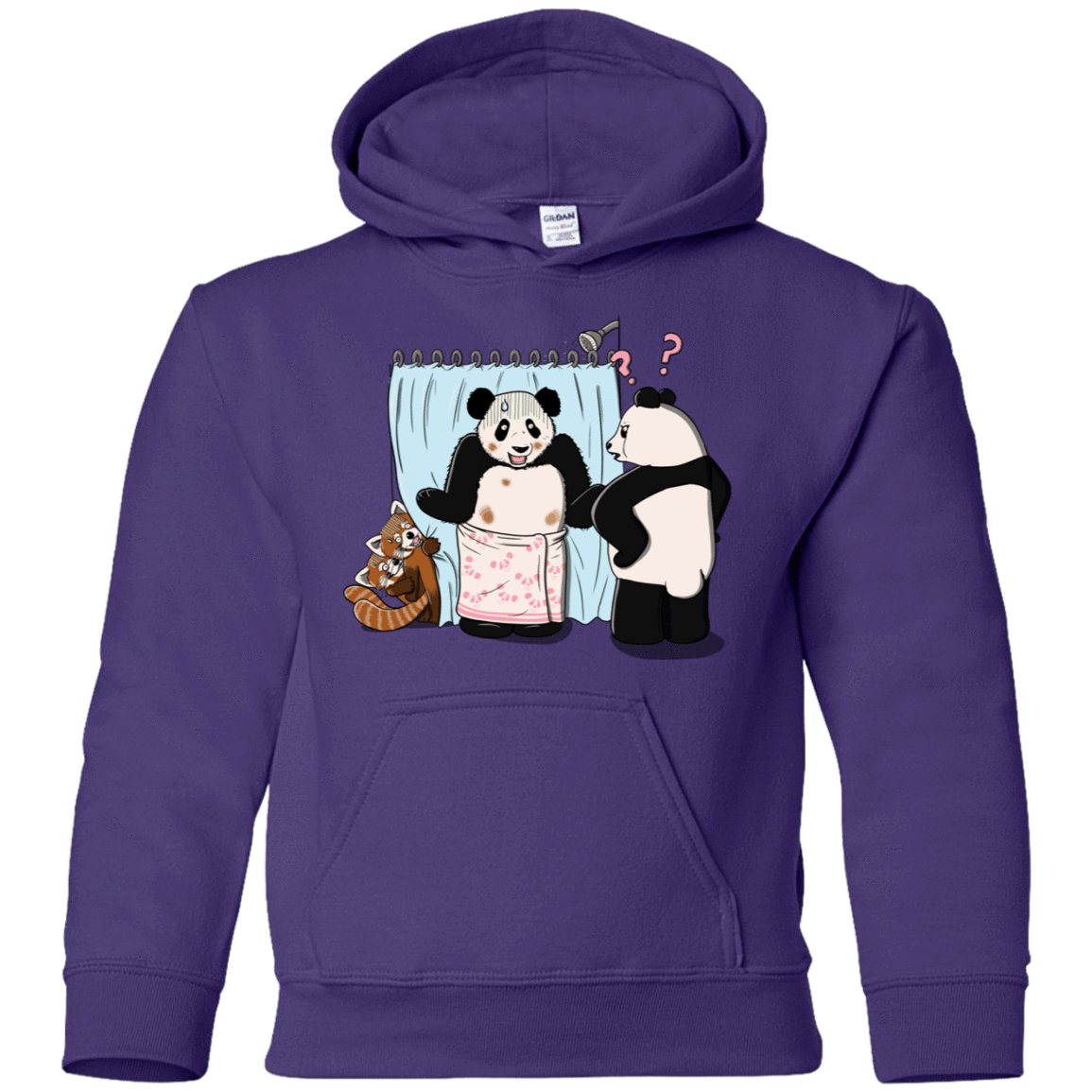 Sweatshirts Purple / YS Panda Infidelity Youth Hoodie