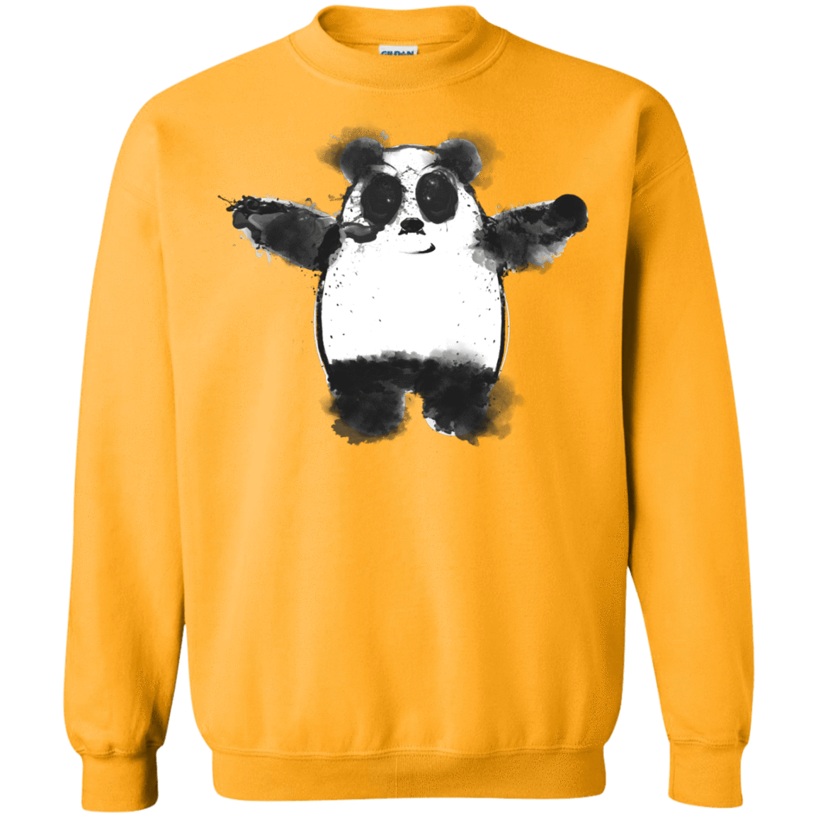 Sweatshirts Gold / S Panda Ink Crewneck Sweatshirt