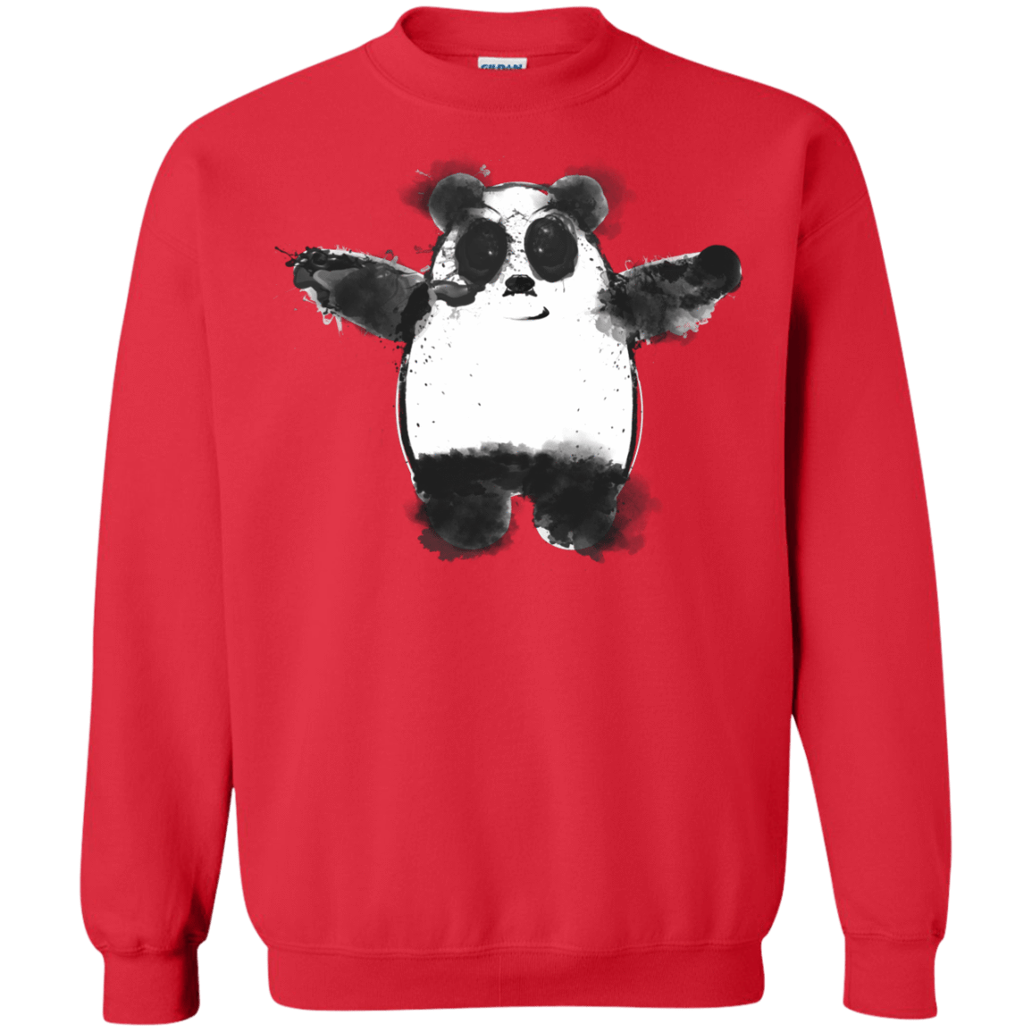 Sweatshirts Red / S Panda Ink Crewneck Sweatshirt