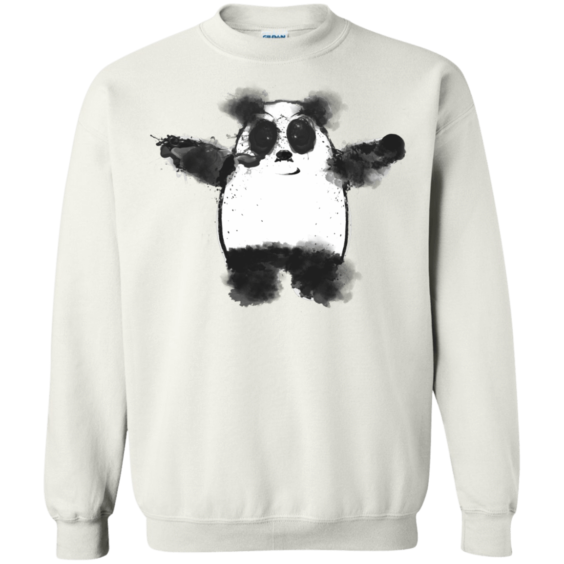 Sweatshirts White / S Panda Ink Crewneck Sweatshirt