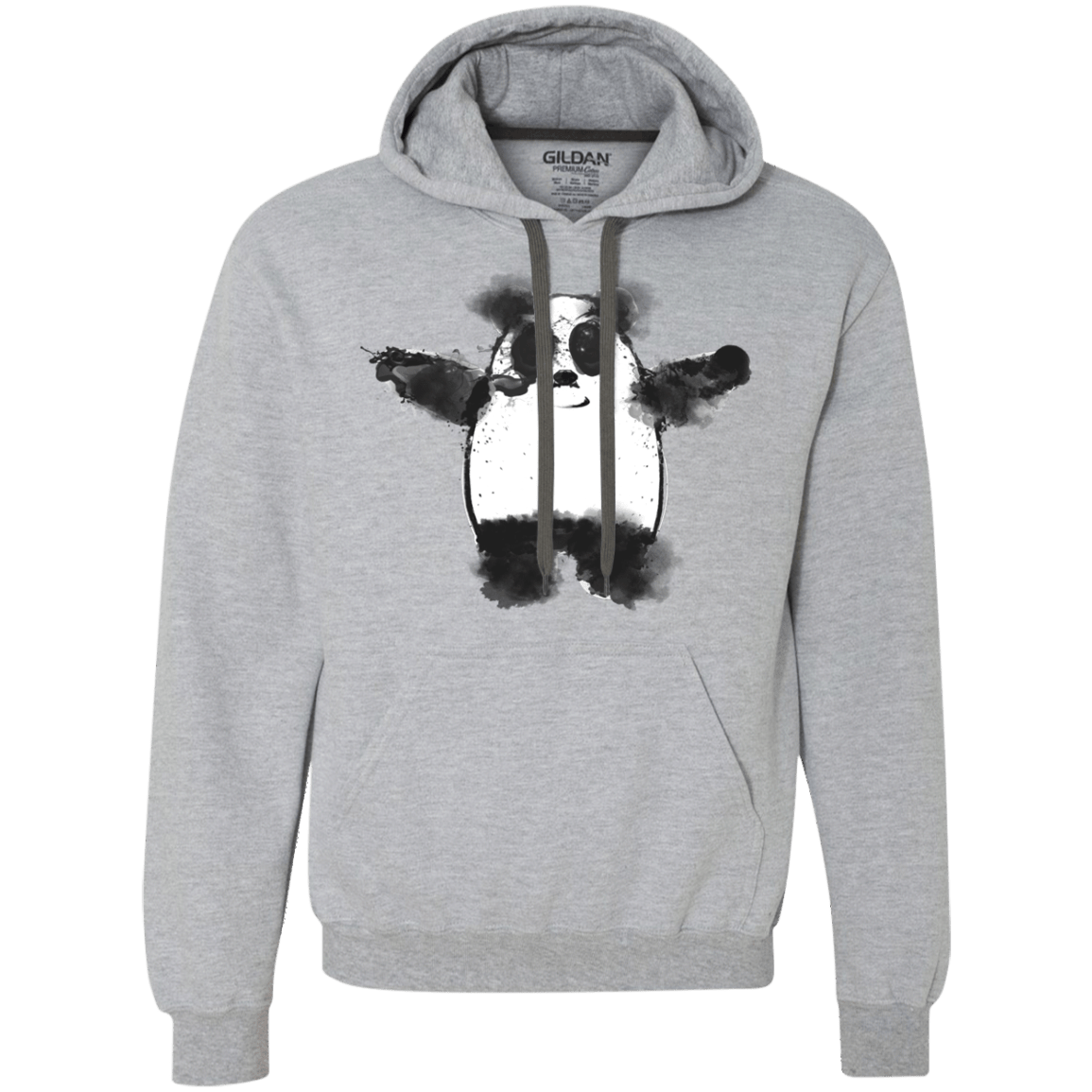 Sweatshirts Sport Grey / S Panda Ink Premium Fleece Hoodie