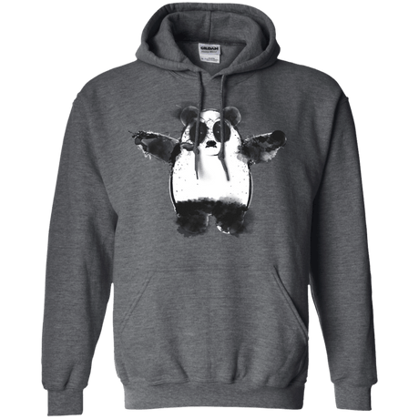 Sweatshirts Dark Heather / S Panda Ink Pullover Hoodie
