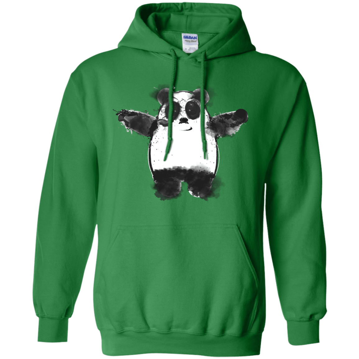 Sweatshirts Irish Green / S Panda Ink Pullover Hoodie