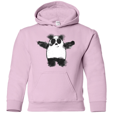 Sweatshirts Light Pink / YS Panda Ink Youth Hoodie