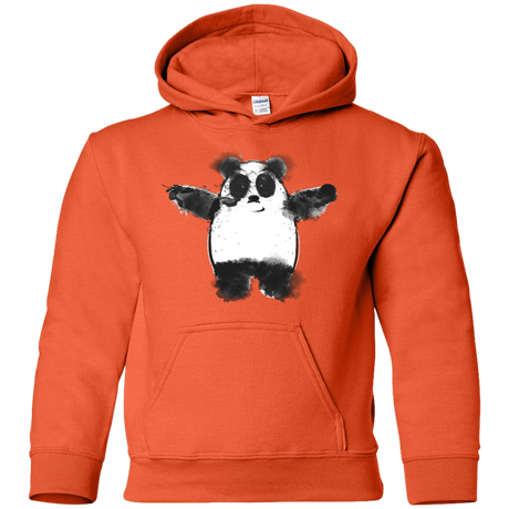 Sweatshirts Orange / YS Panda Ink Youth Hoodie