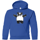 Sweatshirts Royal / YS Panda Ink Youth Hoodie