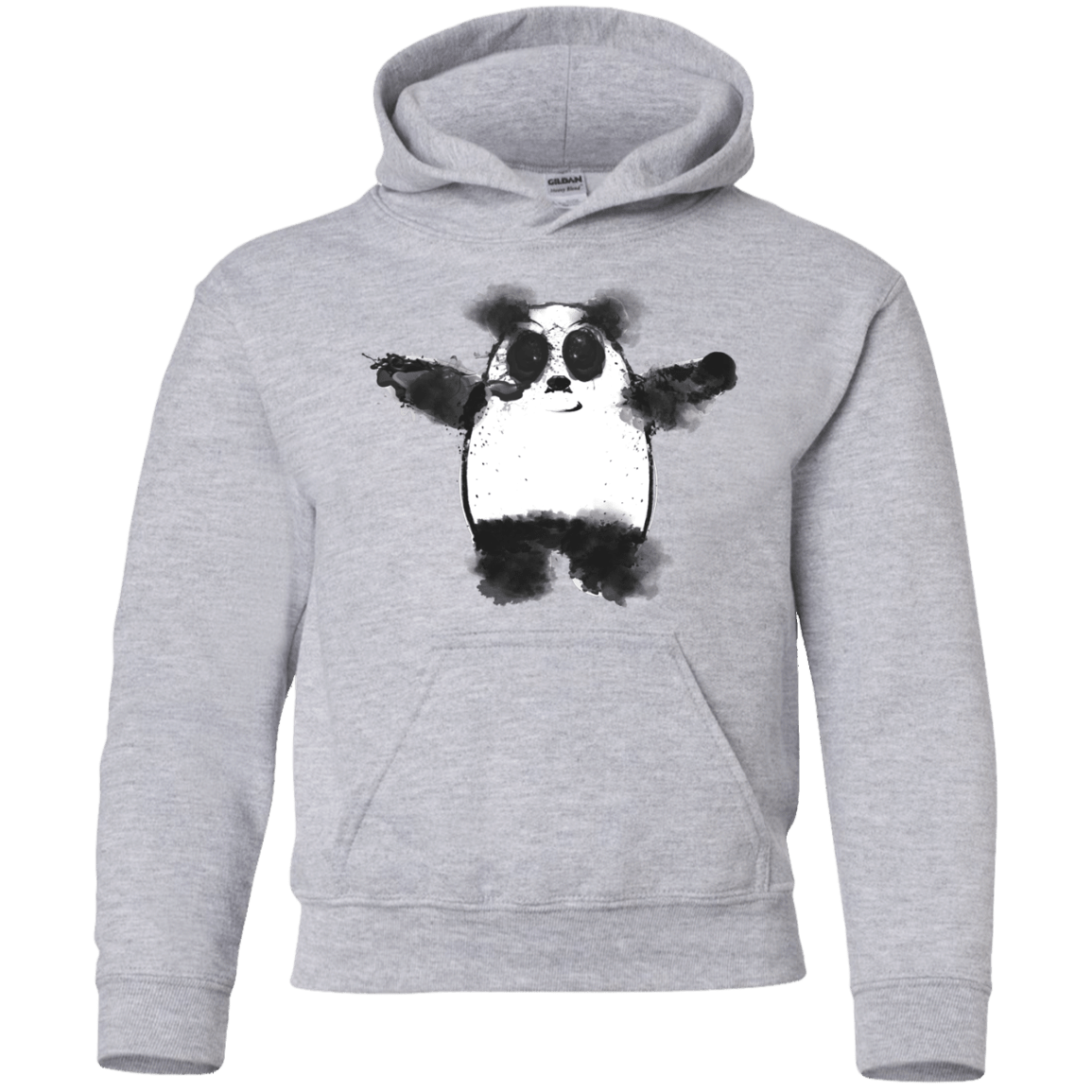 Sweatshirts Sport Grey / YS Panda Ink Youth Hoodie