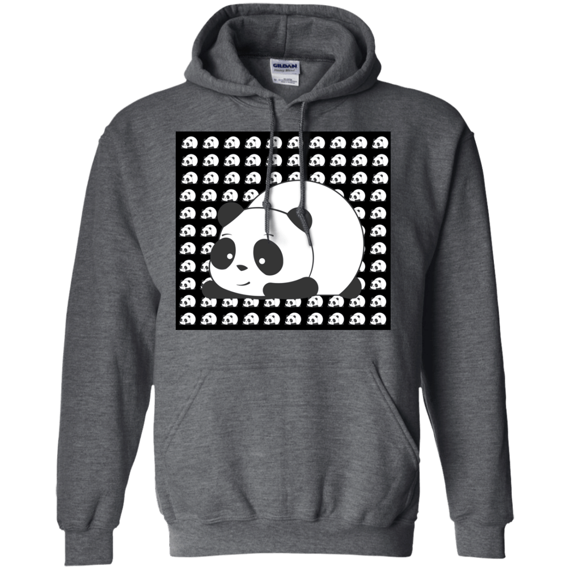 Sweatshirts Dark Heather / S Panda Pullover Hoodie