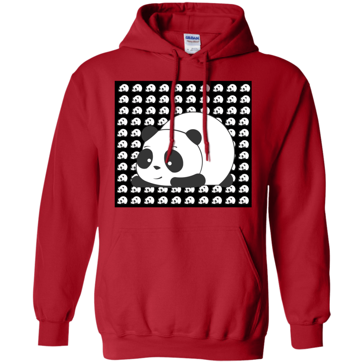 Sweatshirts Red / S Panda Pullover Hoodie