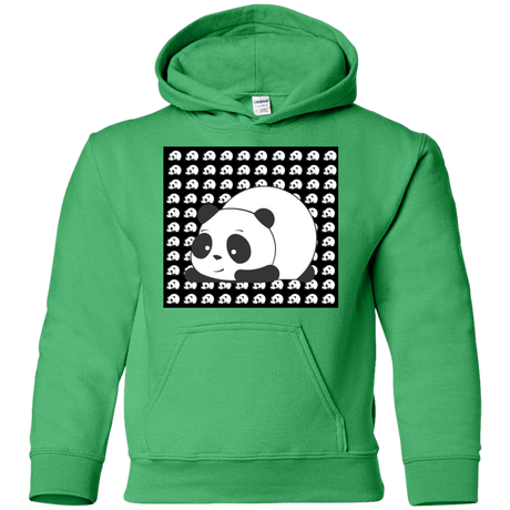 Sweatshirts Irish Green / YS Panda Youth Hoodie