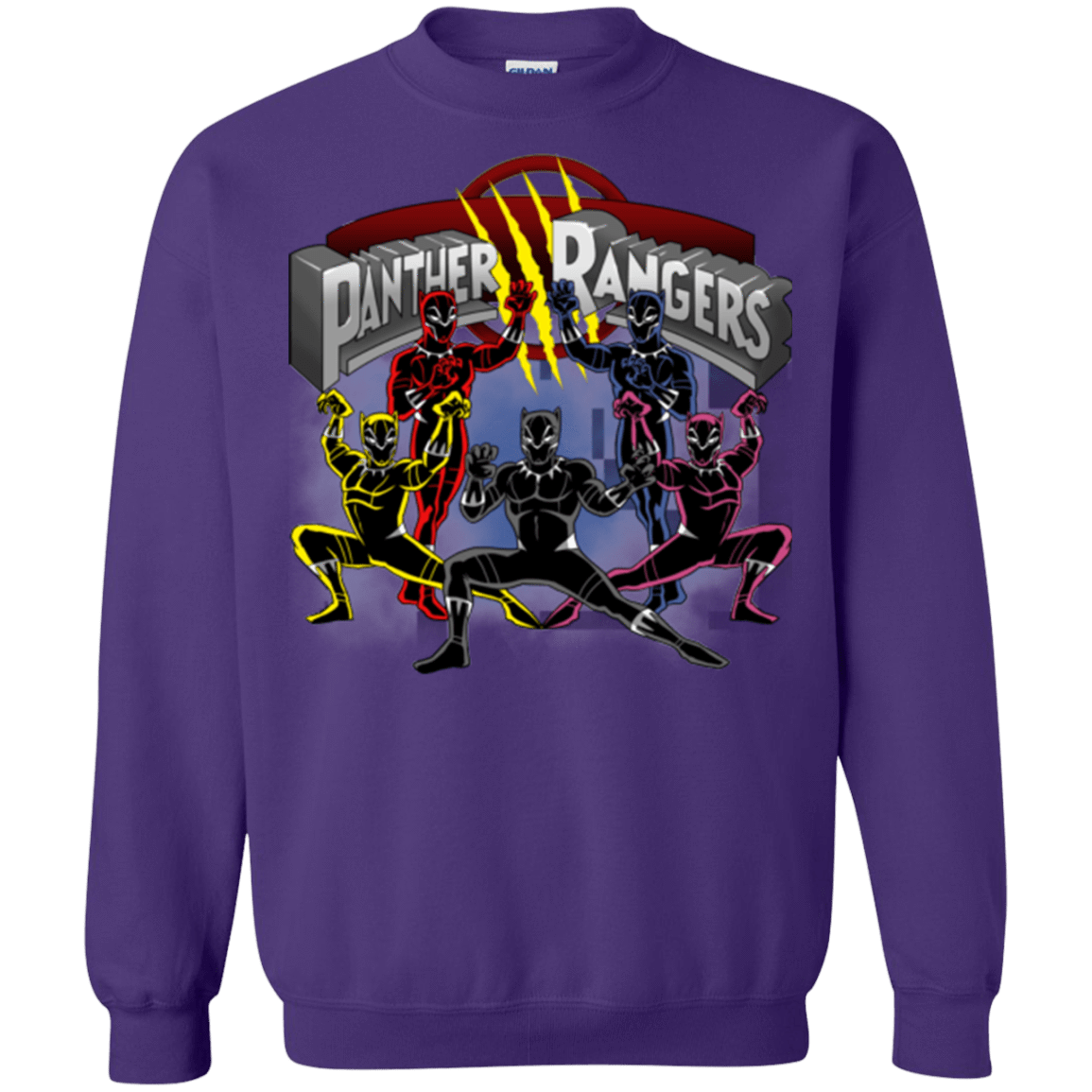 Sweatshirts Purple / Small Panther Rangers Crewneck Sweatshirt