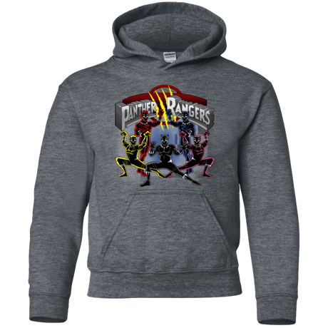 Sweatshirts Dark Heather / YS Panther Rangers Youth Hoodie