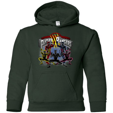 Sweatshirts Forest Green / YS Panther Rangers Youth Hoodie
