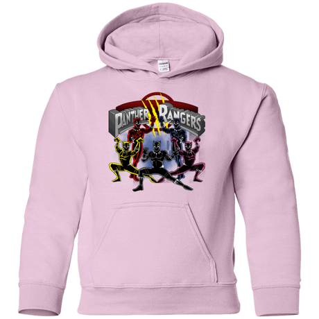 Sweatshirts Light Pink / YS Panther Rangers Youth Hoodie
