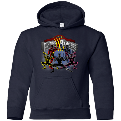 Sweatshirts Navy / YS Panther Rangers Youth Hoodie